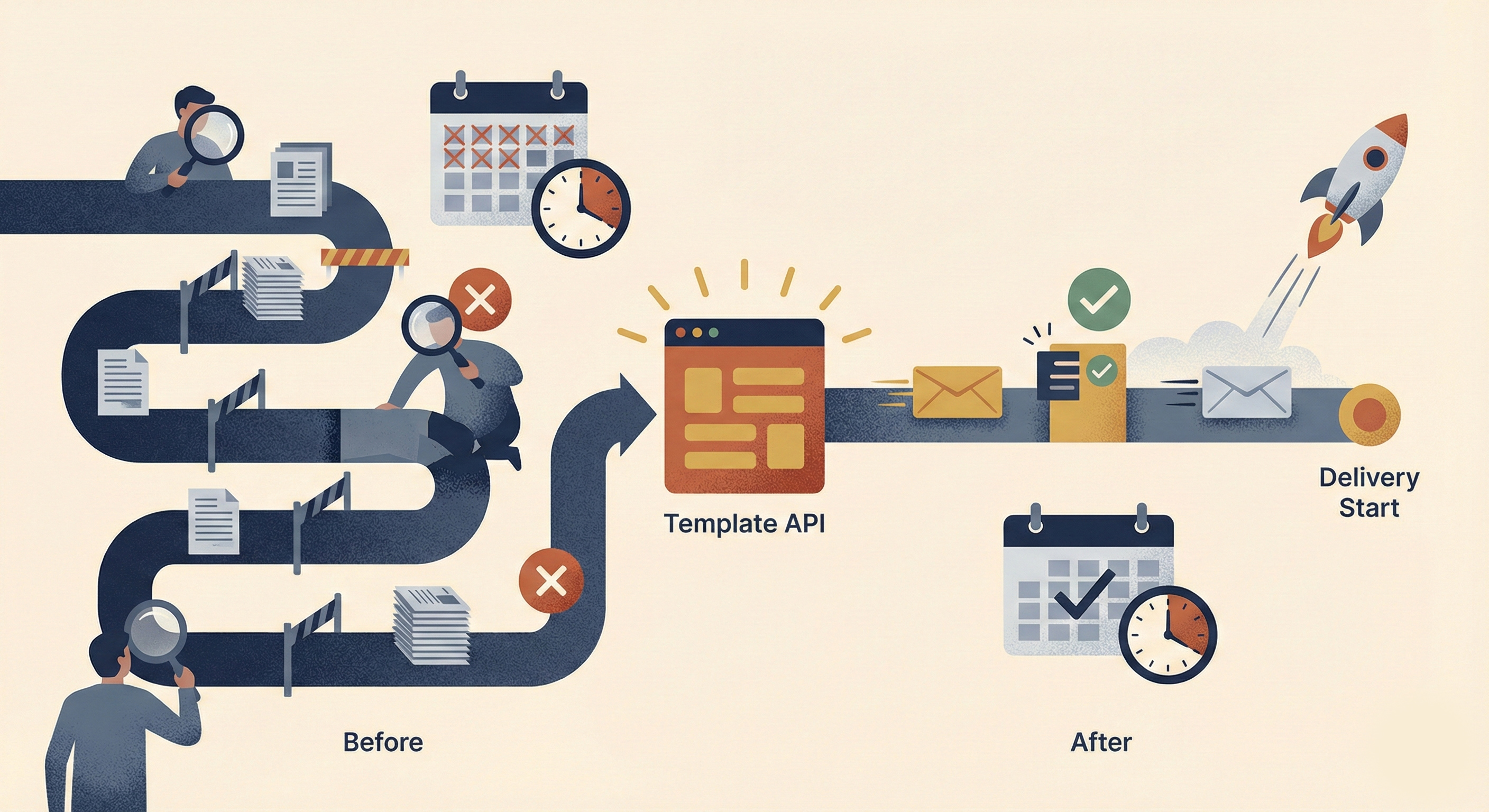LINE通知メッセージで配信可能なユースケースが、従来の配送や料金通知など22種類から、修理連絡や予約確認など70種類以上へ大幅に拡大したことを示すインフォグラフィック。対応する業種やシーンの多様化とサービスの拡張性を表現。