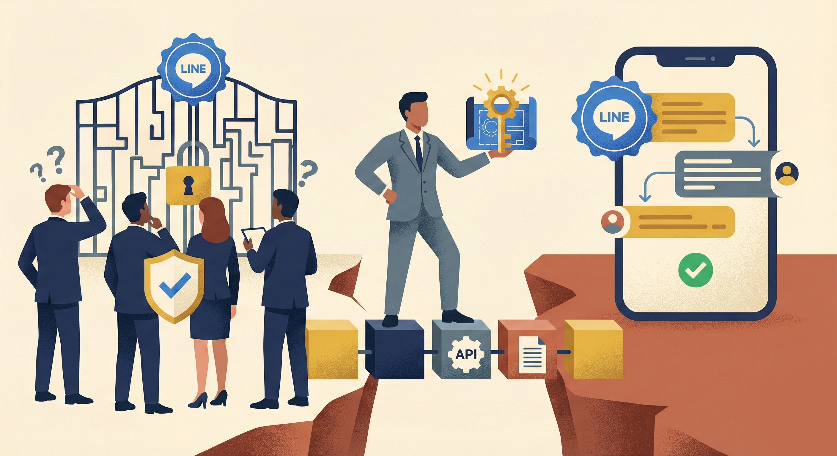 配送予定や公共料金の通知をLINEで受け取るペーパーレス化のイメージ図。物流やインフラ業界におけるDX推進、紙コストの削減、およびユーザーの利便性向上を視覚化したイラスト。