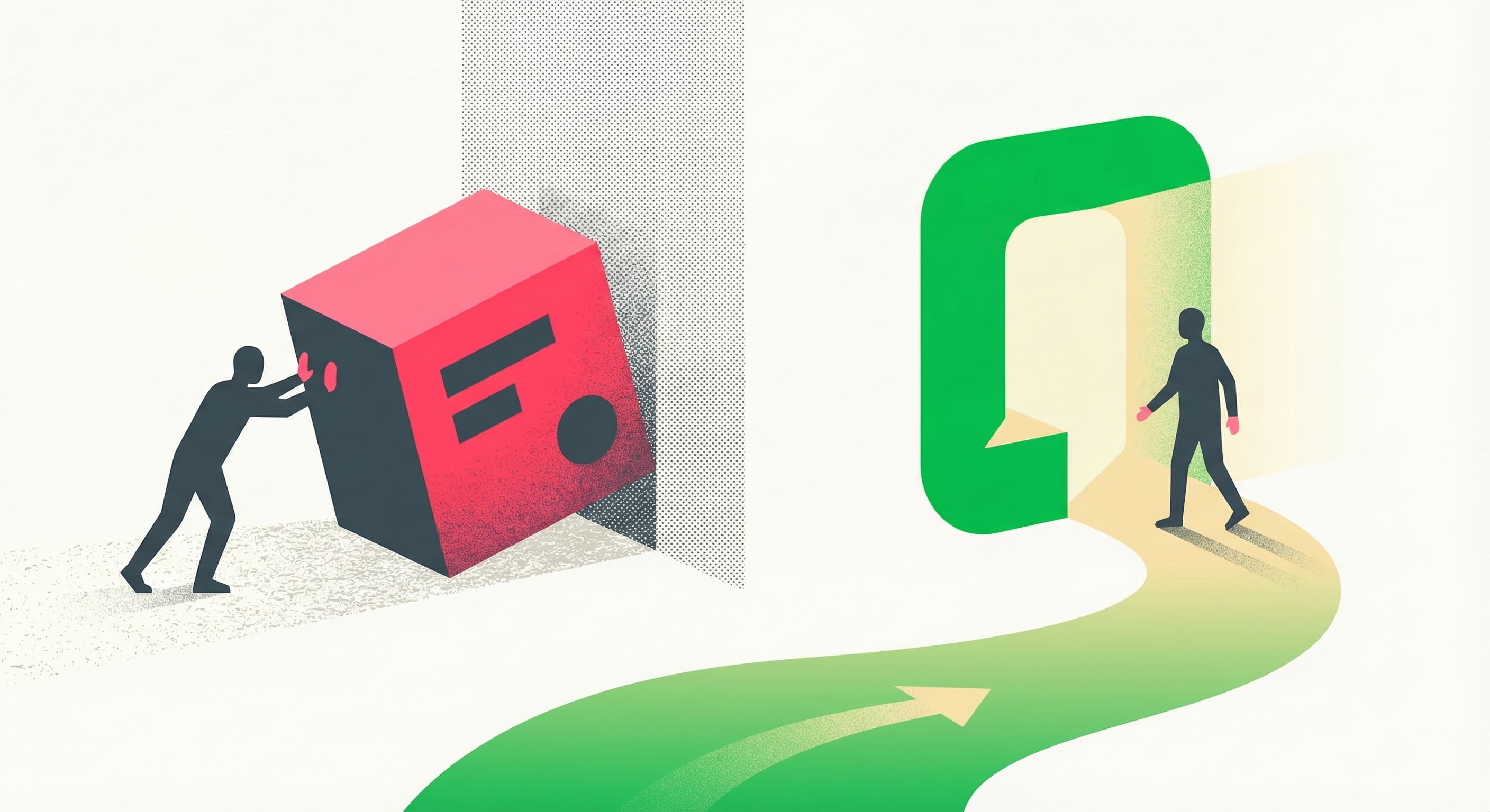 ダウンロードや容量が障壁となるネイティブアプリに対し、心理的・物理的な壁なくスムーズにサービスへ到達できるミニアプリのアクセシビリティの差。 [簡潔な要約] ネイティブアプリの利用障壁とミニアプリの利便性を比較した概念図。