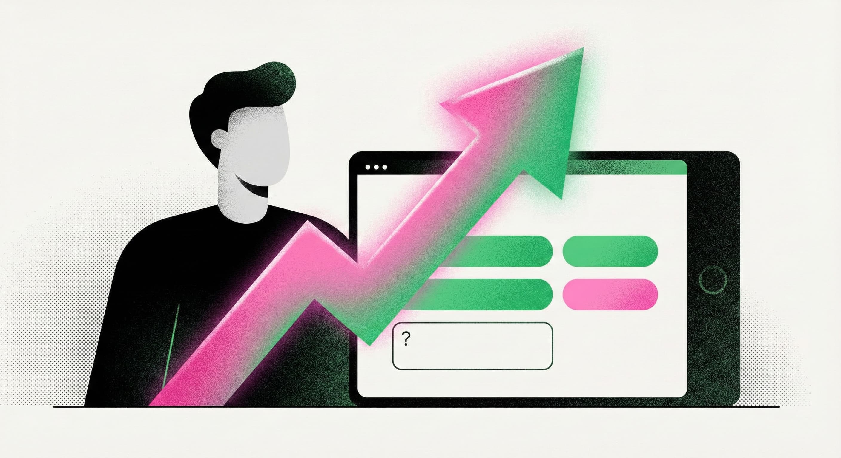 アンケート回答率をアップすることを抽象化したイメージ図